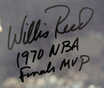Willis Reed Hof Signed/Inscribed 20X30 Photo New