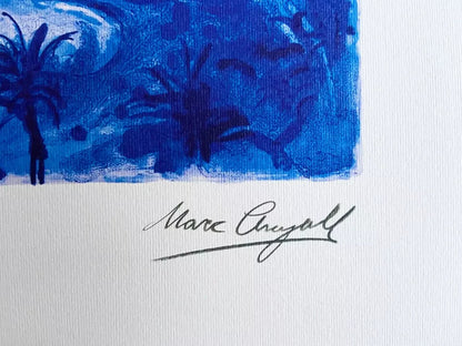 Marc Chagall Lithograph Coa: Original Numbered In Pencil Signed Limited