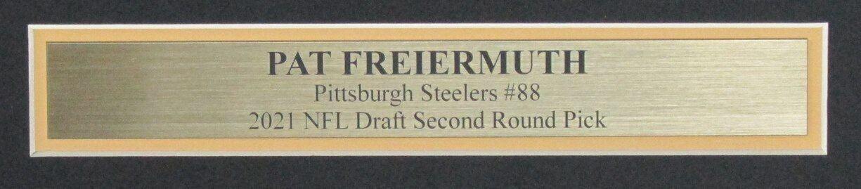 Pat Freiermuth Pittsburgh Steelers Signed/Auto 11X14 Photo Framed Beckett 167852