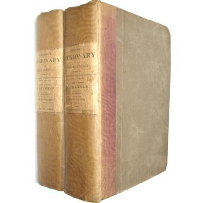 Samuel Johnson - 1833 Dictionary Of The English