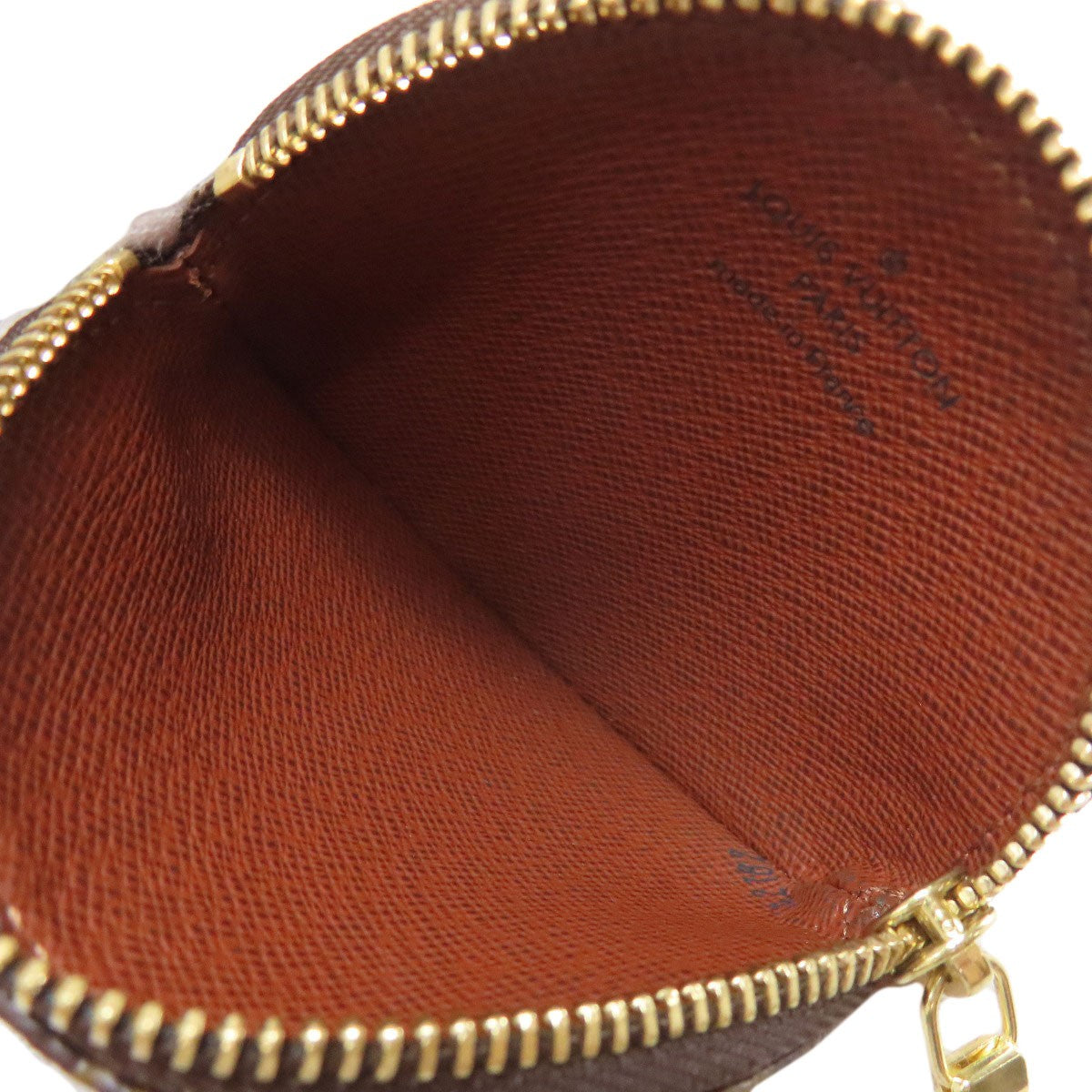 canvas LOUIS VUITTON M61926 Portonet Ron coin purse Monogram