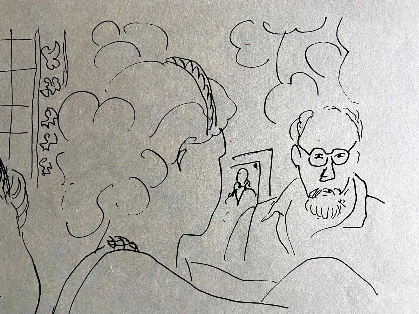 Henri Matisse Lithograph Coa Contract Signed By Hand Numbered In Pencil