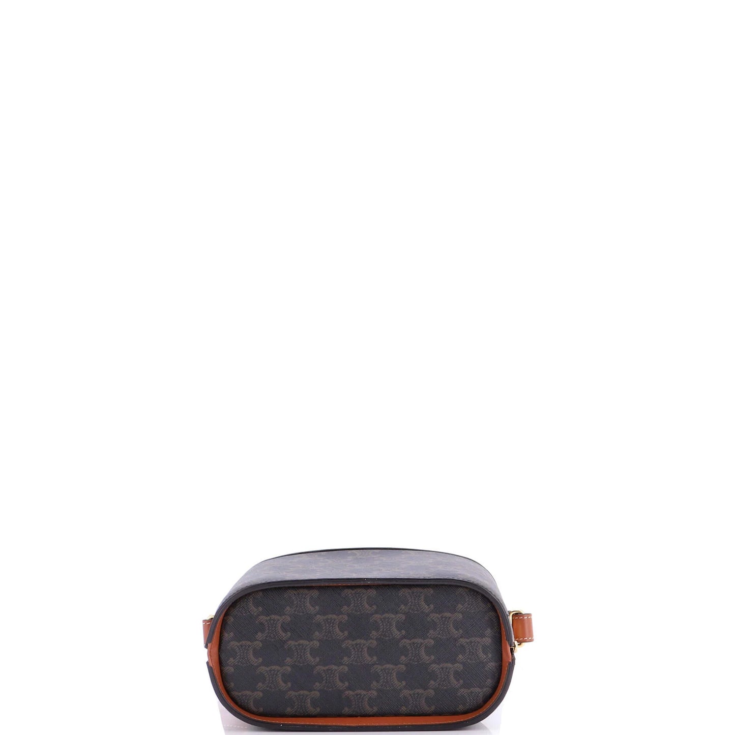 Celine Lunch Box Bag Triomphe Coated Canvas