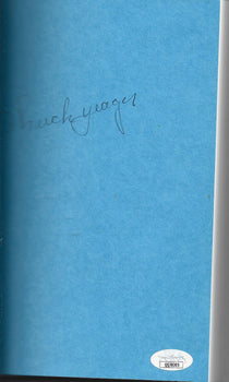 Chuck Yeager Press On! Autographed Book (Jsa)