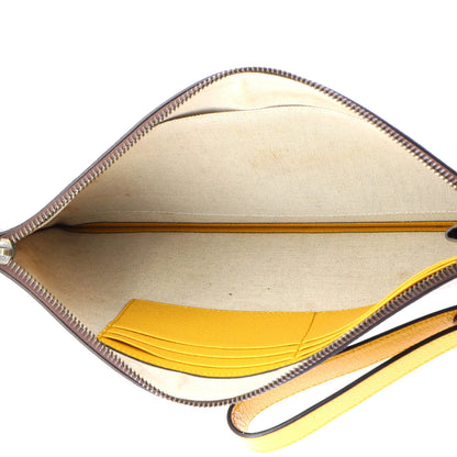 Gucci Neo Vintage Wristlet Pouch Gg Coated Canvas