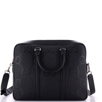Gucci Convertible Briefcase Jumbo Gg Embossed Leather