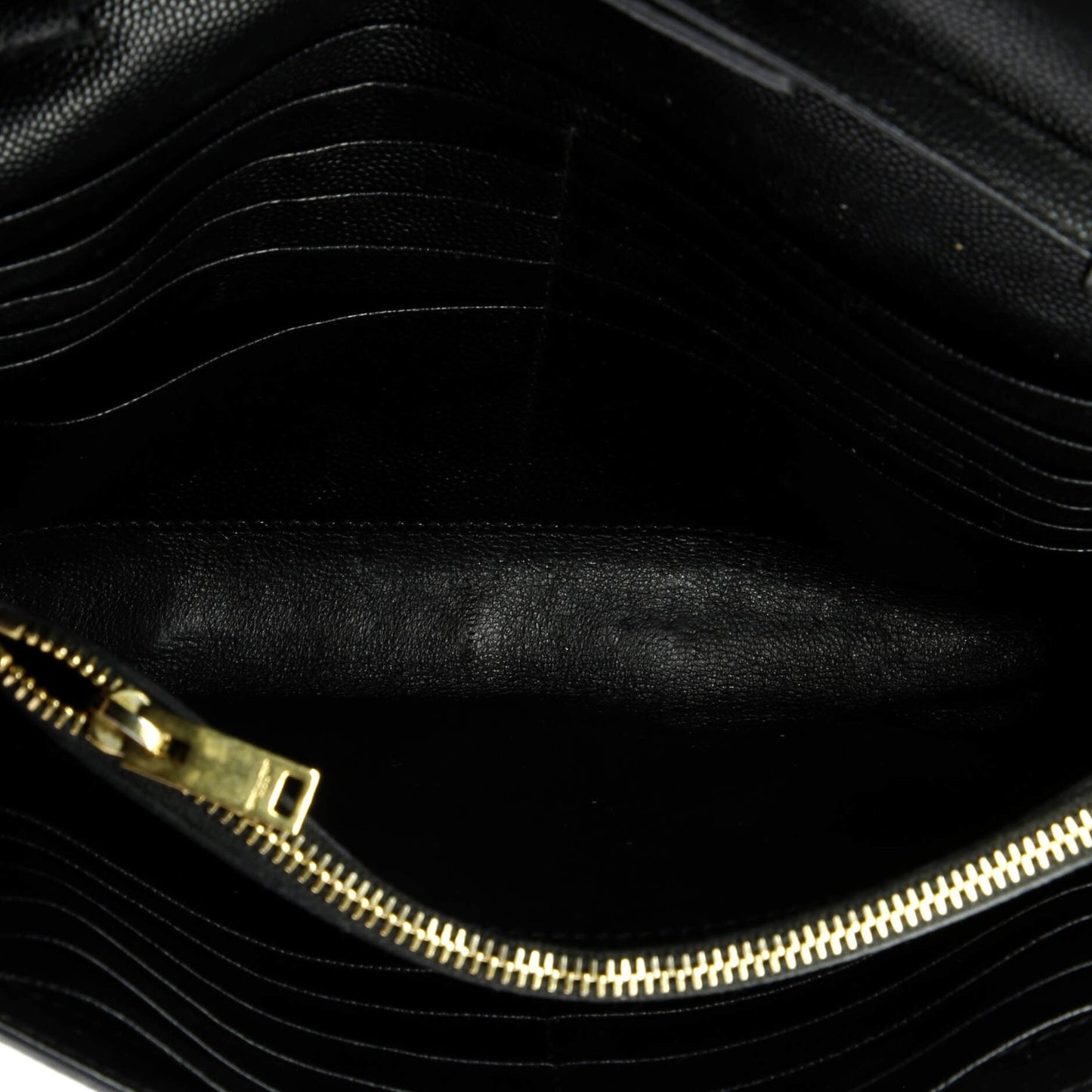 Saint Laurent Classic Monogram Crossbody Bag Grainy Leather Large