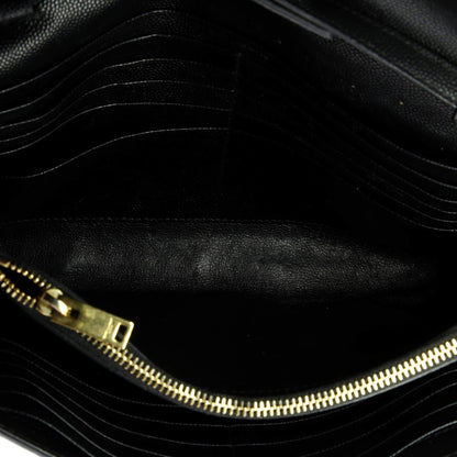 Saint Laurent Classic Monogram Crossbody Bag Grainy Leather Large
