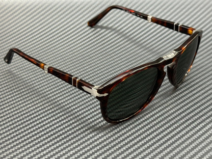 Persol Po0714 24 31 Havana Green Square Men'S