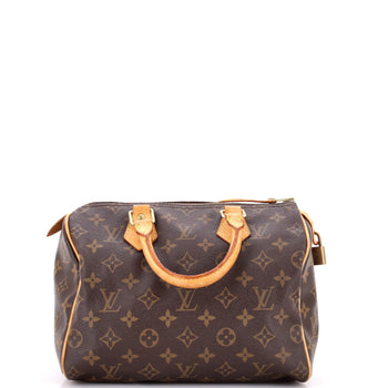 Louis Vuitton Speedy Handbag Monogram Canvas 25