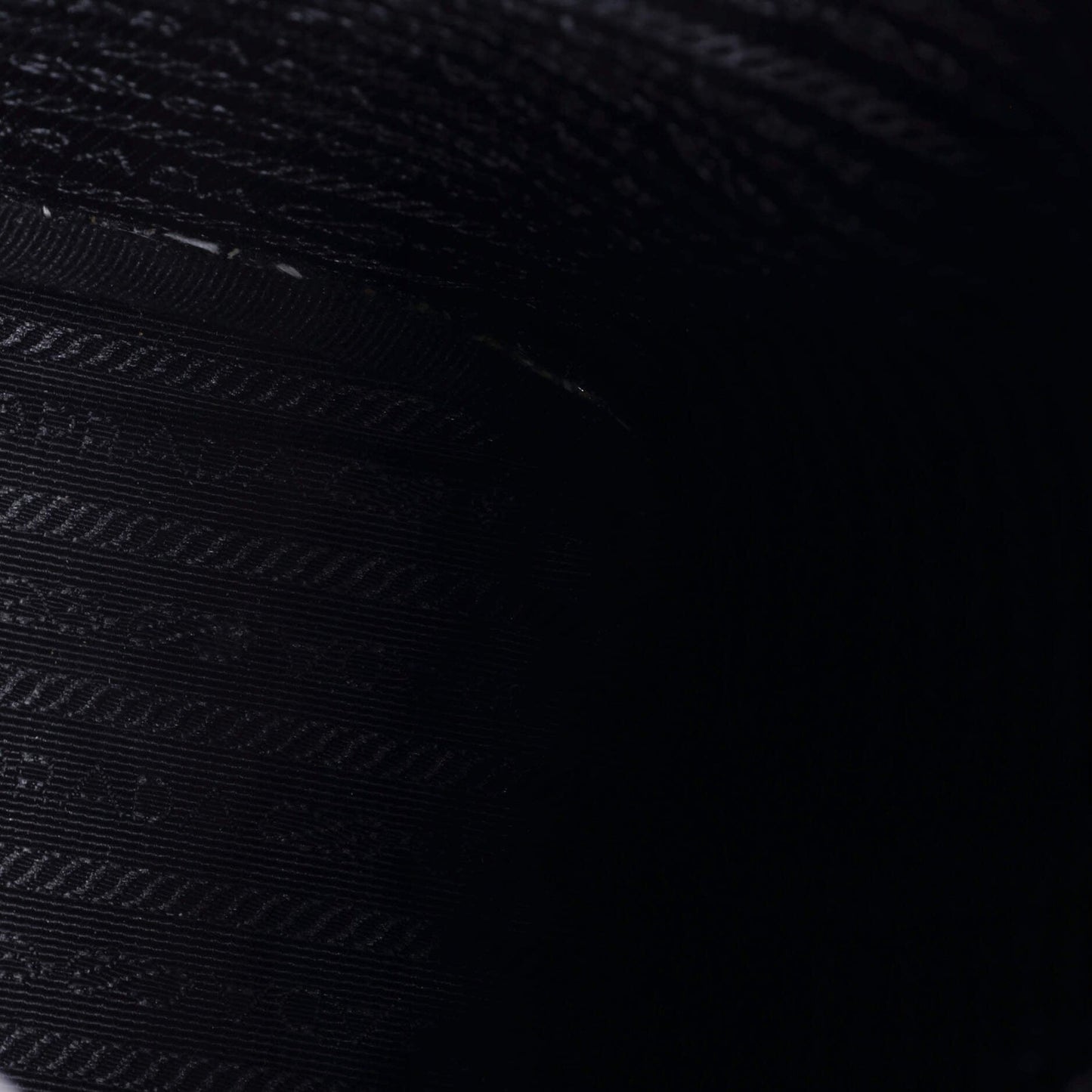 Prada Logo Drawstring Bucket Bag Canvas