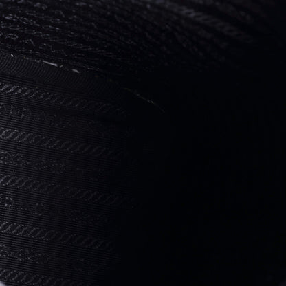 Prada Logo Drawstring Bucket Bag Canvas