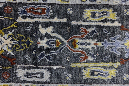 Osh Chobi Oriental Runner Rug 2'6X9'9 Ft Muted