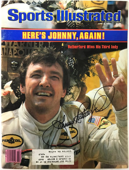 Johnny Rutherford Signed Sports Illustrated