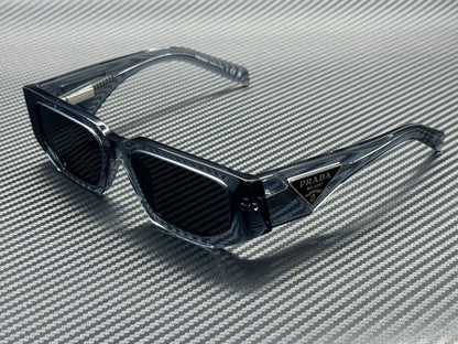 PRADA PR 09ZS 17T08Z Transparent Ocean Grey Men's 54 mm Sunglasses