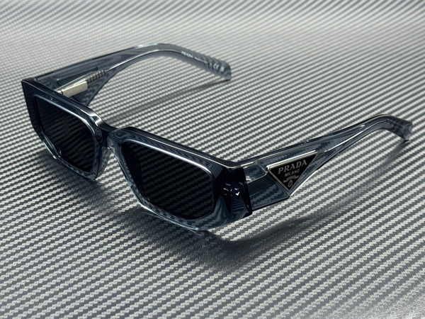 PRADA PR 09ZS 17T08Z Transparent Ocean Grey Men's 54 mm Sunglasses