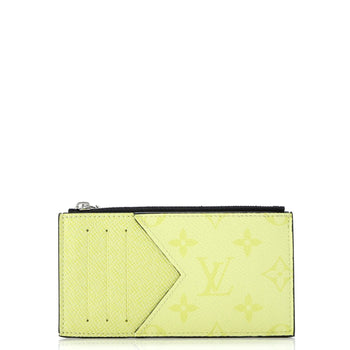 Louis Vuitton Coin Card Holder Monogram Taigarama