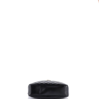 Saint Laurent Lou Camera Bag Matelasse Chevron Leather Small