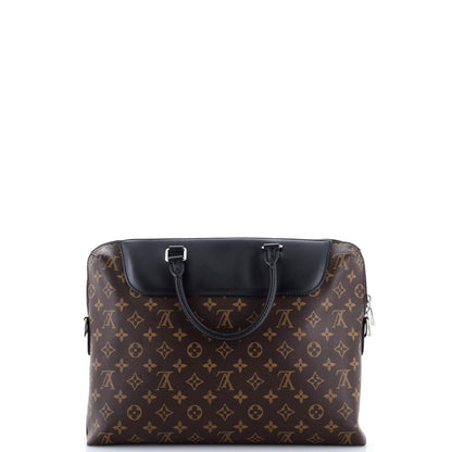 Louis Vuitton Porte-Documents Jour Nm Bag Macassar Monogram Canvas