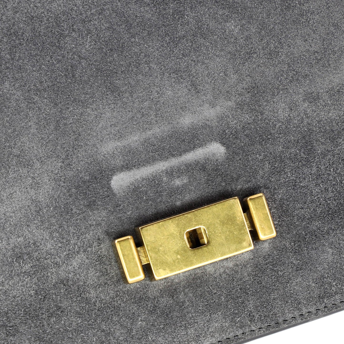 Saint Laurent Bellechasse Shoulder Bag Suede And Leather Medium