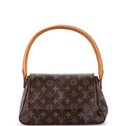Louis Vuitton Looping Handbag Monogram Canvas Mini