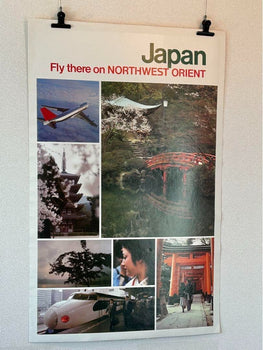 Northwest Orient Airlines Original Vintage Poster