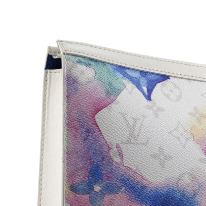 Louis Vuitton Pochette Voyage Limited Edition Monogram Watercolor Canvas Mm