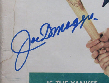 Joe Dimaggio Hof Autographed Signed 1949 Look