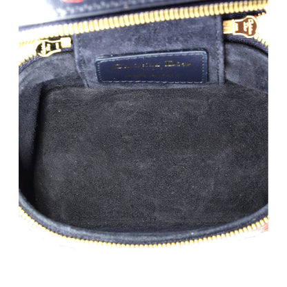 Christian Dior Lady Dior Vanity Case Printed Leather Micro