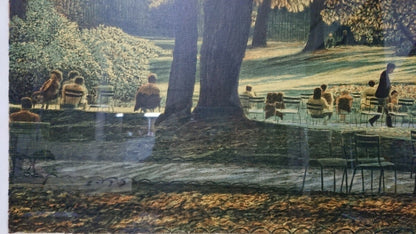 Harold Altman - Late Afternoon Original Lithograph Signed Framed Numbered Ny