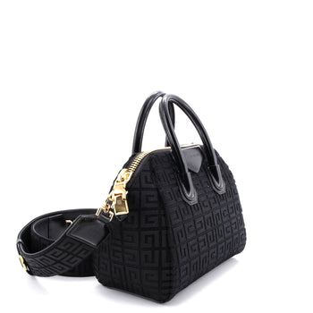 Givenchy Antigona Bag 4G Embroidered Canvas Mini