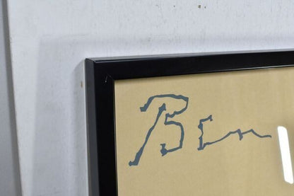 Ben Shahn 1968 Lithograph Kennedy Galleries Framed Original Artwork