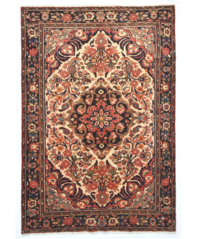 Tribal Floral Design Oriental Rug Farmho Decor
