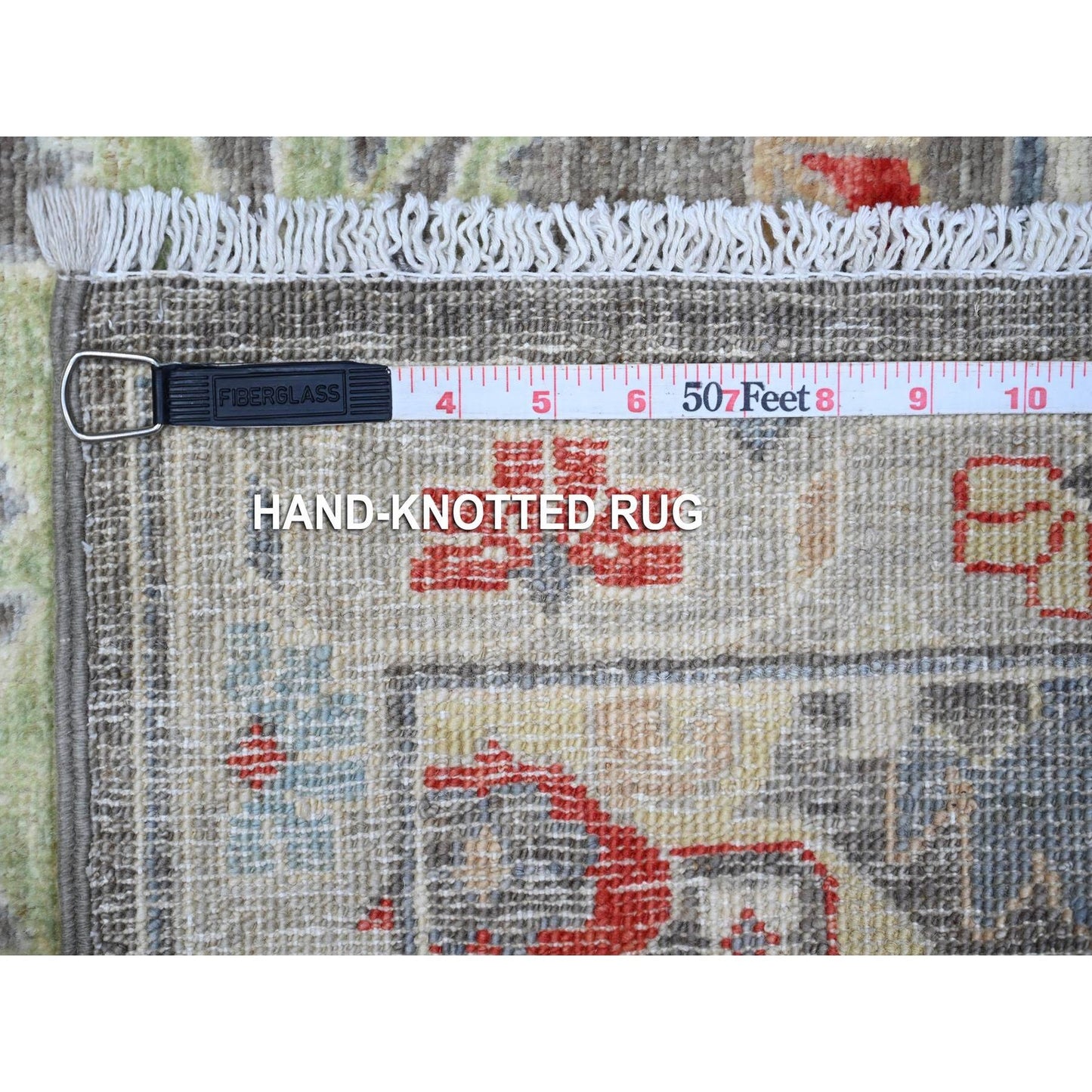 2'10"X12'5" Black Wool North West Zoroastrian Hand Knotted Runner Rug