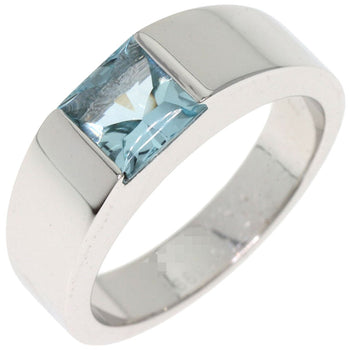 Cartier Tank Aquamarine #51 Ring K18 White Gold