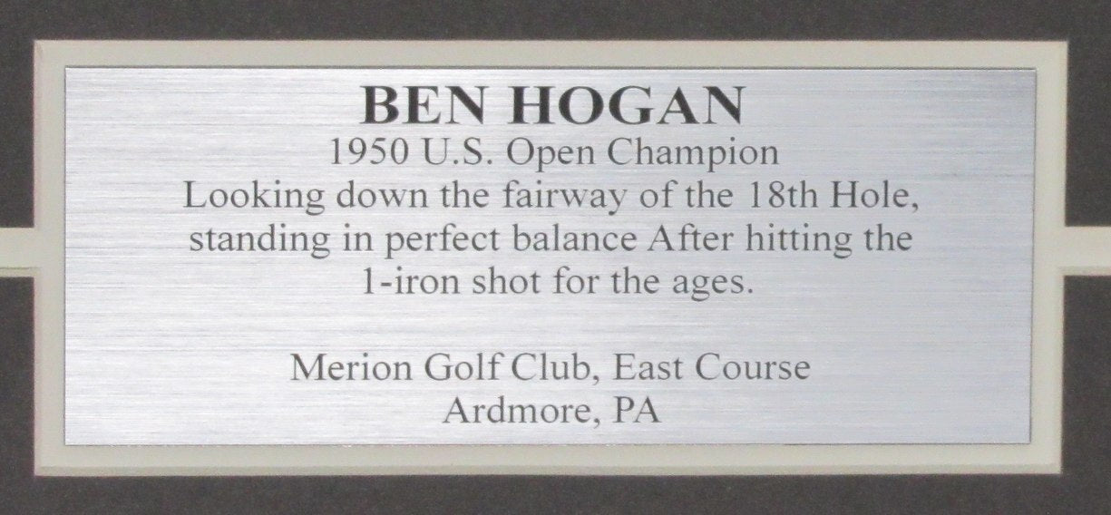 Ben Hogan 1950 U.S. Open Signed/Auto 16X20 Photo