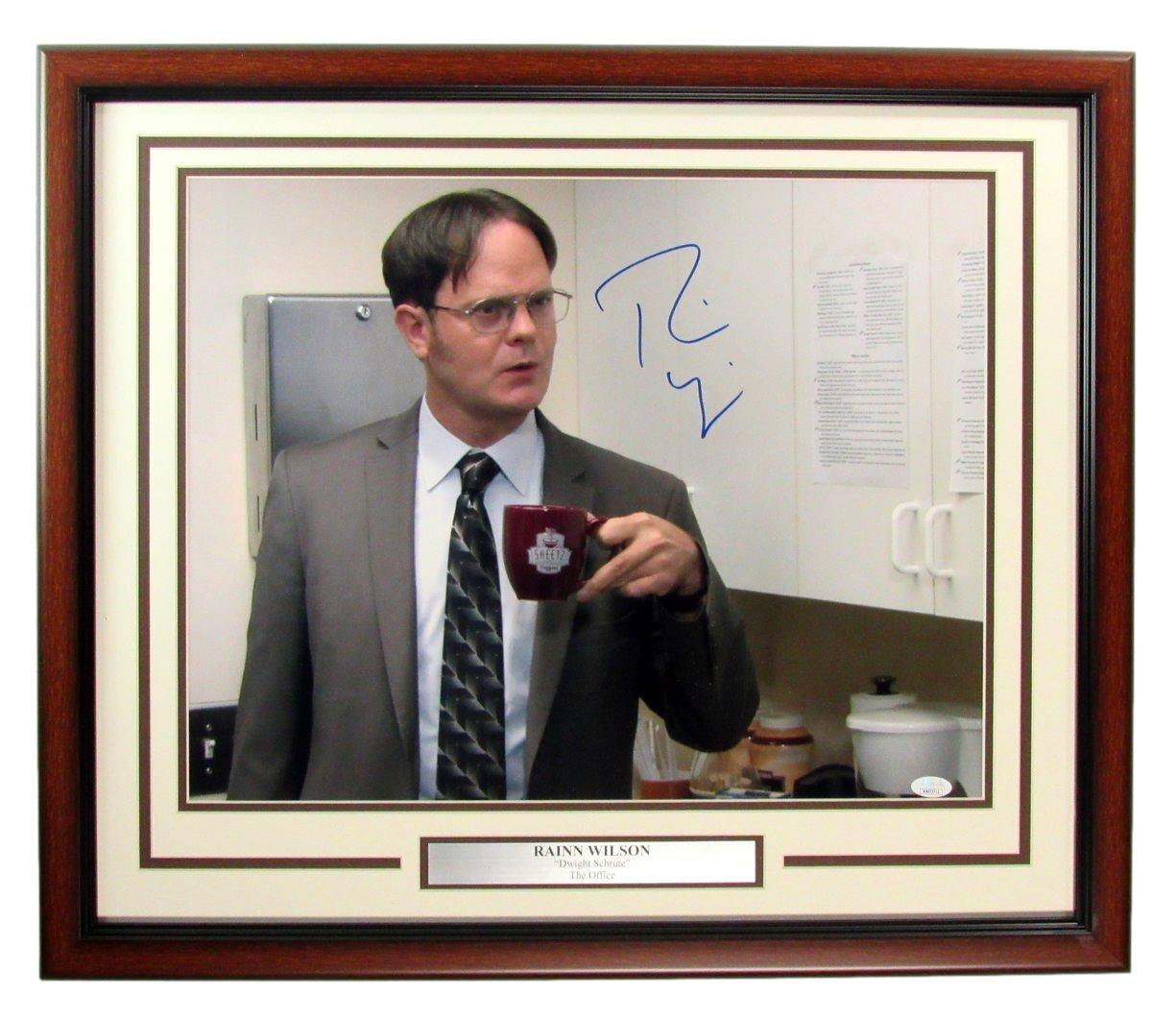 Rainn Wilson Signed/Auto 16X20 Photo "The Office" Framed Jsa 188782