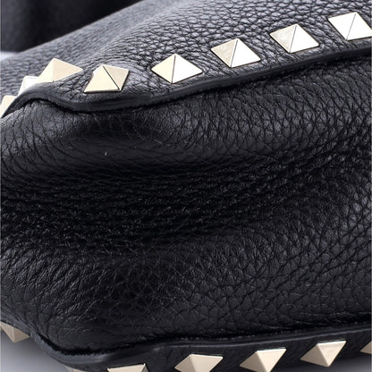 Valentino Garavani Rockstud Flip Lock Messenger Bag Leather Mini