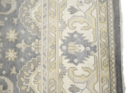 9X18 ft Handmade Oushak Chobi Oriental Rug Muted