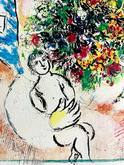 Marc Chagall Lithograph Coa Signed Op Numbered