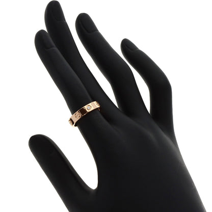 Cartier Mini Love Ring 1P Diamond #49 Ring K18