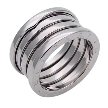 BVLGARI ring men's 750WG B-zero1 4 bands white