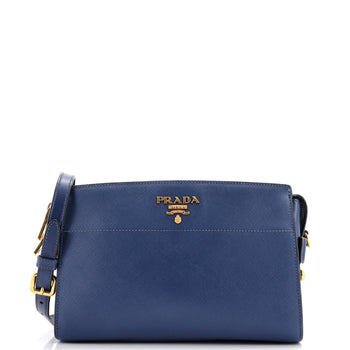 Prada Esplanade Crossbody Bag Saffiano With City Calf Small