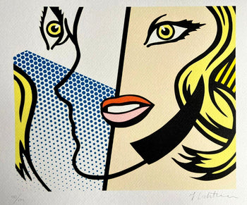 Roy Lichtenstein Lithograph COA Original Signed