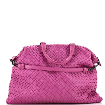 Bottega Veneta Convertible Satchel Intrecciato Nappa Medium