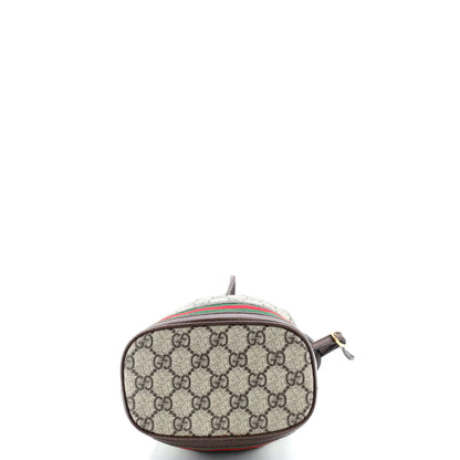 Gucci Ophidia Bucket Bag Gg Coated Canvas Mini