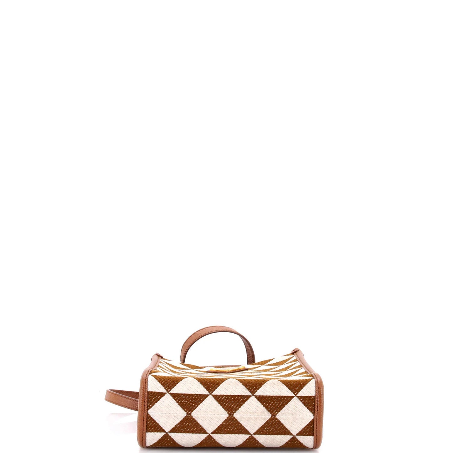 Prada Symbole Shopper Tote Jacquard Mini