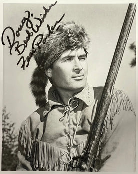 Fess Parker Autographed 8X10 Celebrity Photo