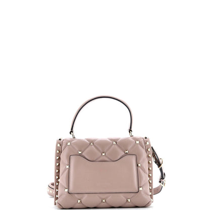 Valentino Garavani Candystud Top Handle Bag Leather Medium