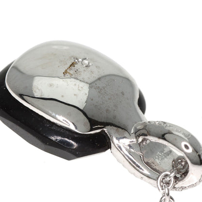 Gold Pomellato Capri Onyx Diamond Necklace K18 White